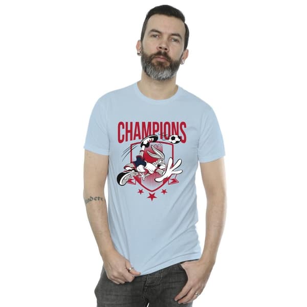 Looney Tunes Mens Bugs Bunny Champions T-Shirt