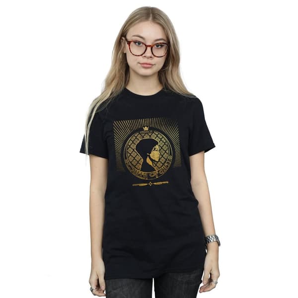 Supernatural Womens/Ladies Abbadon Crest Cotton Boyfriend T-Shirt