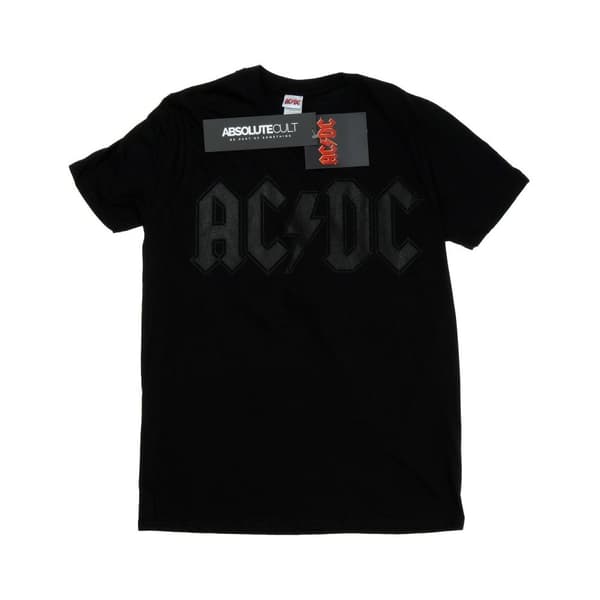 AC/DC Svart t-shirt med logotyp för herrar