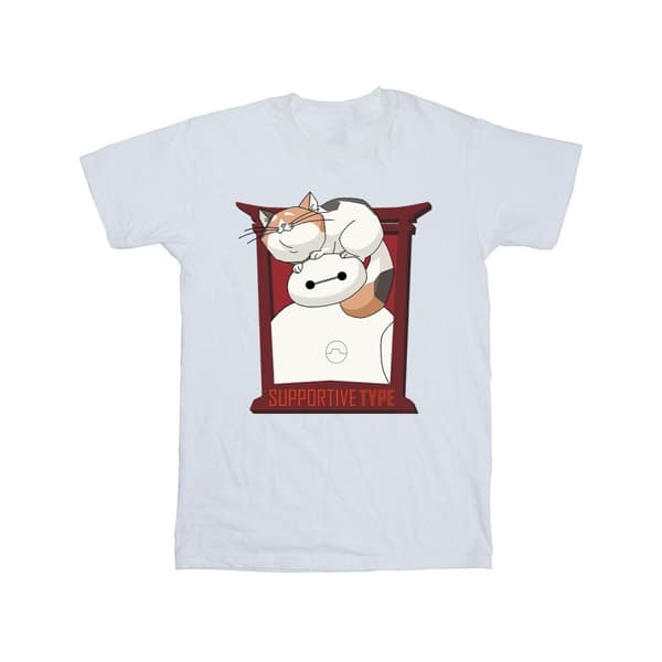 Disney Big Hero 6 Baymax Frame Support T-shirt i bomull för flickor