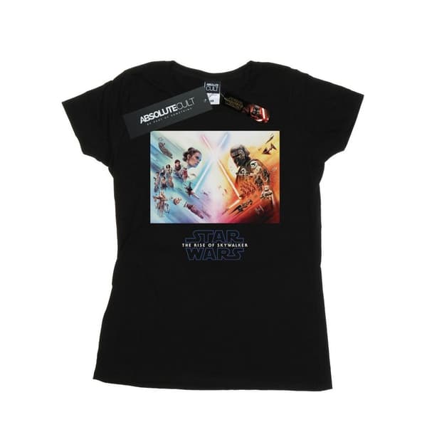 Star Wars: The Rise of Skywalker Dam/Tjej Star Wars The Rise Of Skywalker Battle Poster Bomulls-T-shirt