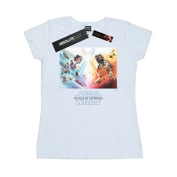 Star Wars: The Rise of Skywalker Dam/Tjej Star Wars The Rise Of Skywalker Battle Poster Bomulls-T-shirt