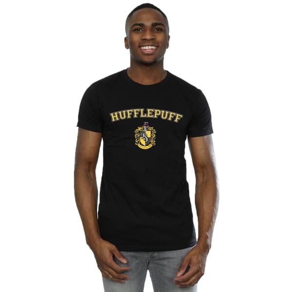 Harry Potter Hufflepuff Crest T-shirt til mænd