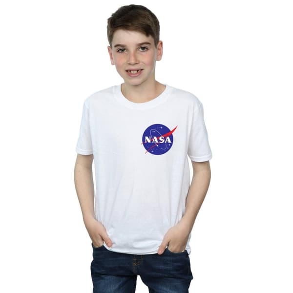 NASA Boys Classic Insignia Chest Logo T-Shirt