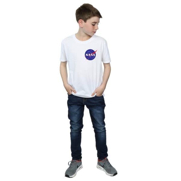NASA Boys Classic Insignia Chest Logo T-Shirt