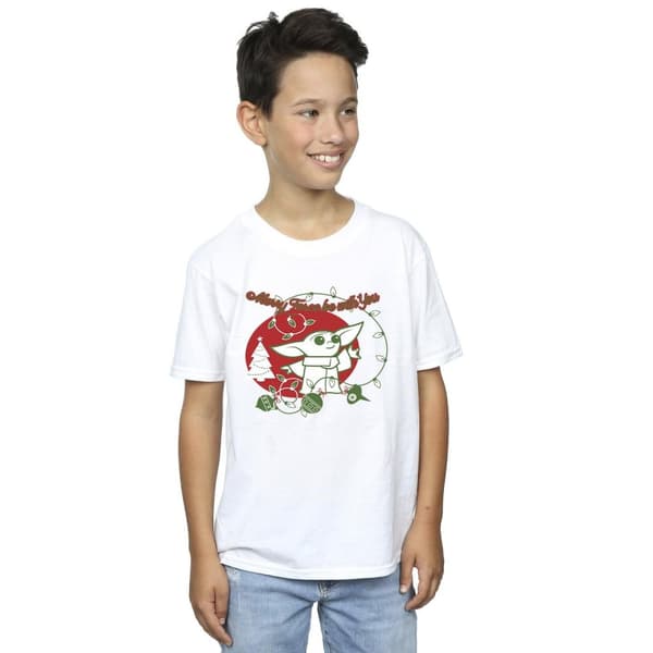 Star Wars The Mandalorian Boys Baby Yoda Force Be With You T-Shirt