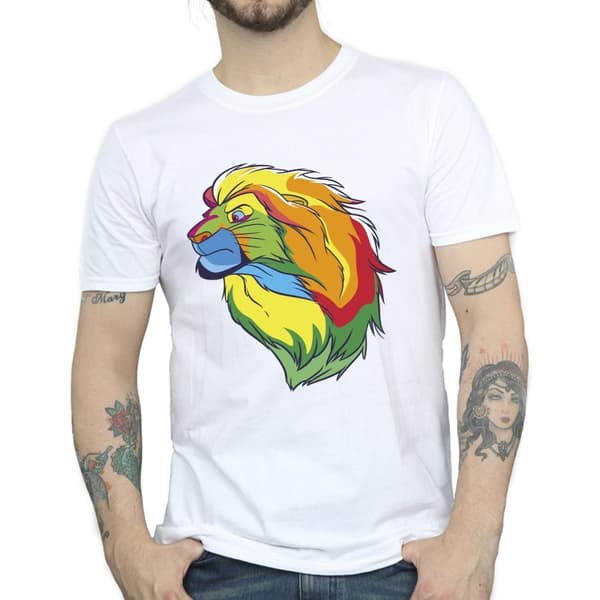 Disney Lejonkungen Colours T-shirt för herrar