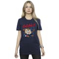 Miniatyrbillede 2 af 3: Looney Tunes Womens/Ladies Taz Goal Goal Goal Cotton Boyfriend T-Shirt