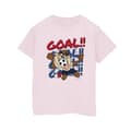 Miniatyrbillede 1 af 3: Looney Tunes Womens/Ladies Taz Goal Goal Goal Cotton Boyfriend T-Shirt