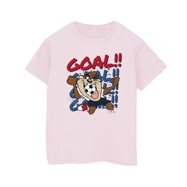 Looney Tunes Womens/Ladies Taz Goal Goal Goal Cotton Boyfriend T-Shirt