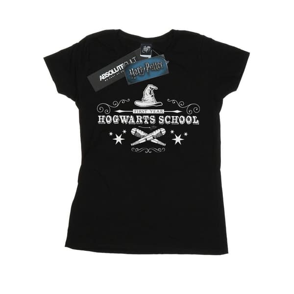 Harry Potter Dam/Tjej Hogwarts Första året T-shirt i bomull