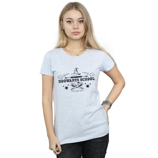 Harry Potter Dam/Tjej Hogwarts Första året T-shirt i bomull