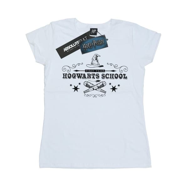 Harry Potter Dam/Tjej Hogwarts Första året T-shirt i bomull