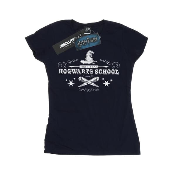 Harry Potter Dam/Tjej Hogwarts Första året T-shirt i bomull