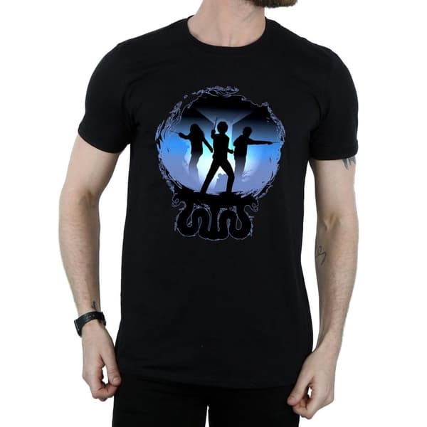 Harry Potter Attack Silhouette T-shirt för herrar