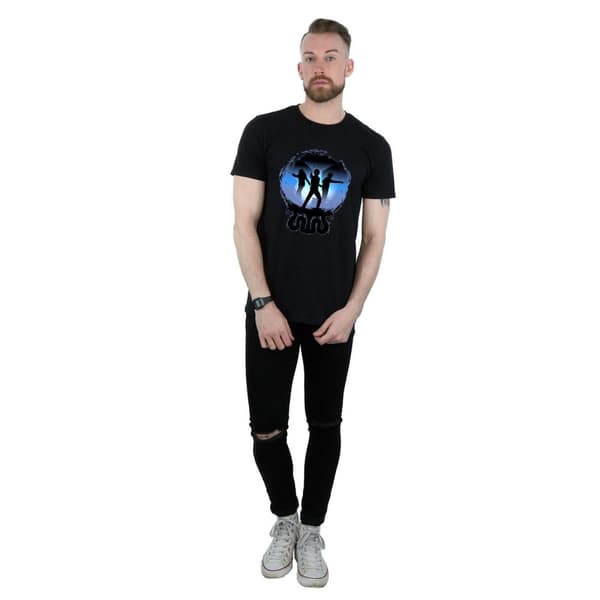 Harry Potter Attack Silhouette T-shirt för herrar
