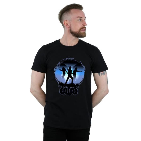 Harry Potter Attack Silhouette T-shirt för herrar