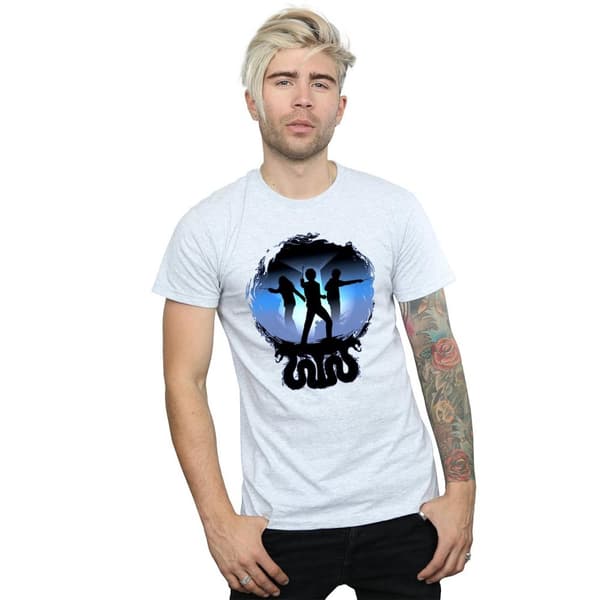 Harry Potter Attack Silhouette T-shirt för herrar
