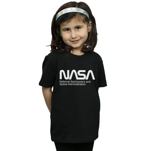 NASA Girls Aeronautics And Space Cotton T-Shirt