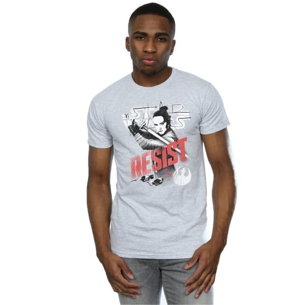 Star Wars The Last Jedi Rey Resist T-shirt för herrar