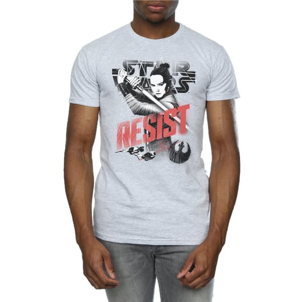 Star Wars The Last Jedi Rey Resist T-shirt för herrar