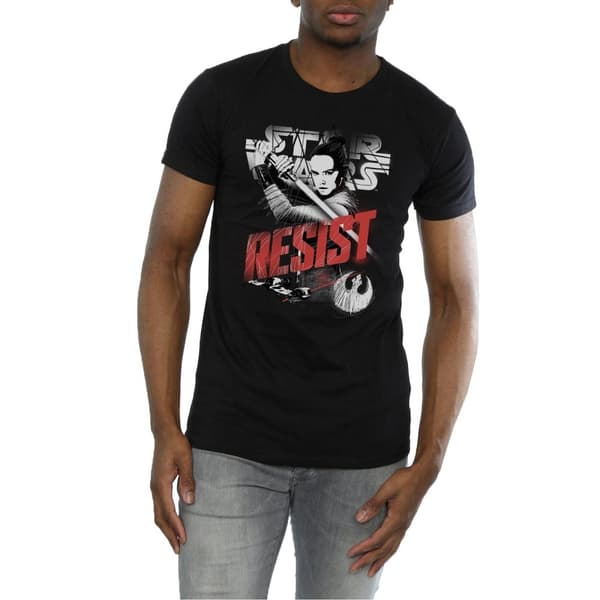 Star Wars The Last Jedi Rey Resist T-shirt för herrar