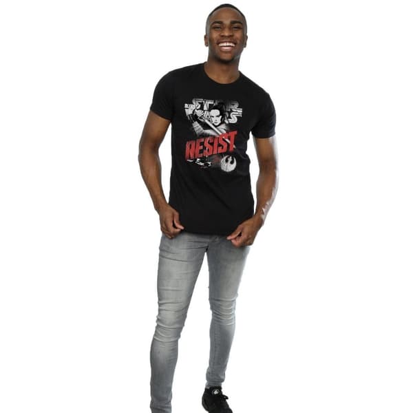 Star Wars The Last Jedi Rey Resist T-shirt för herrar