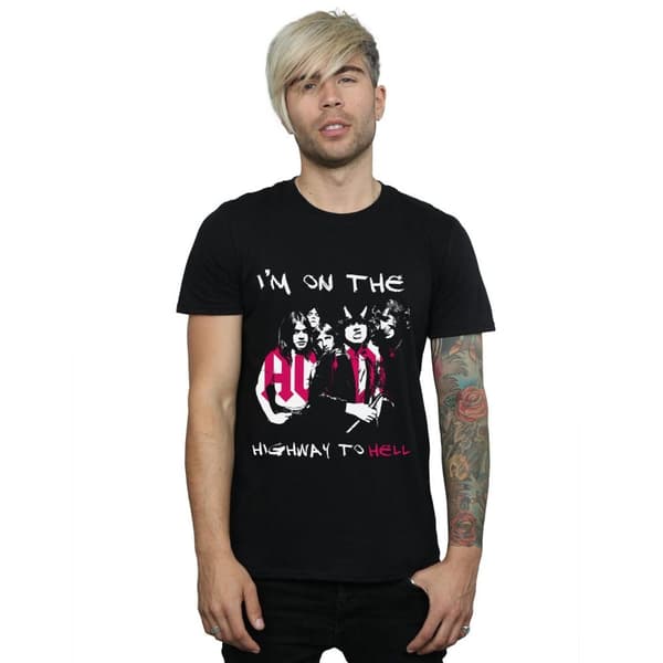 AC/DC Mens I´m On The Highway To Hell T-shirt