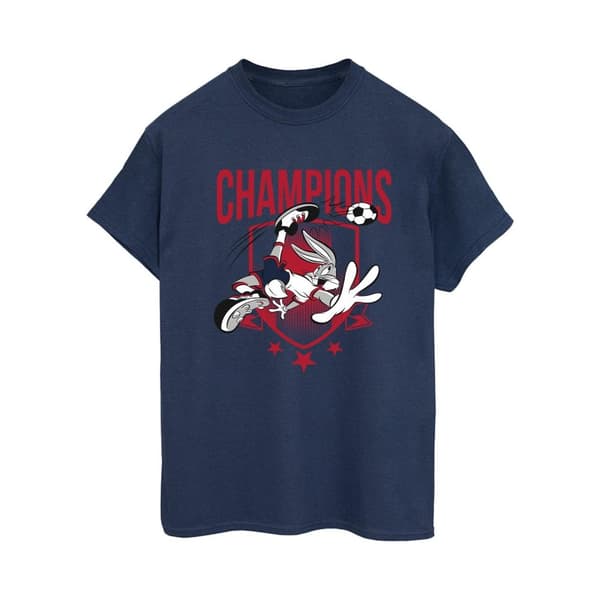 Looney Tunes Womens/Ladies Bugs Bunny Champions Cotton Boyfriend T-Shirt