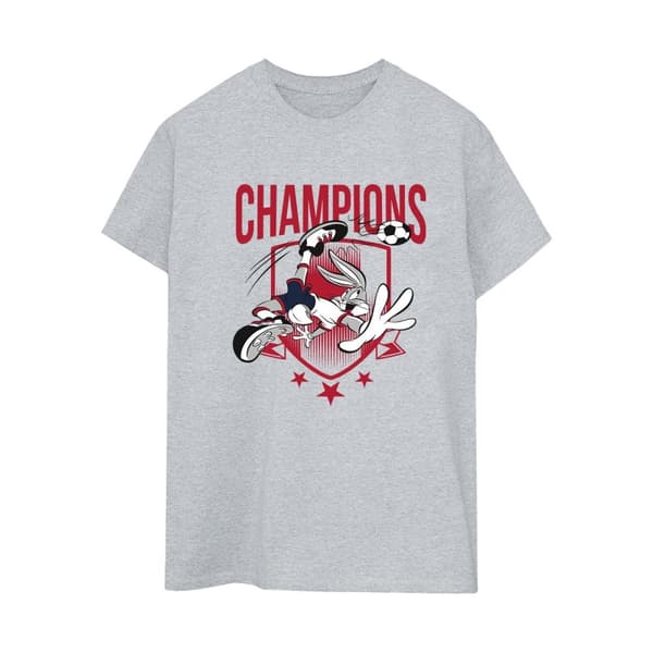 Looney Tunes Womens/Ladies Bugs Bunny Champions Cotton Boyfriend T-Shirt