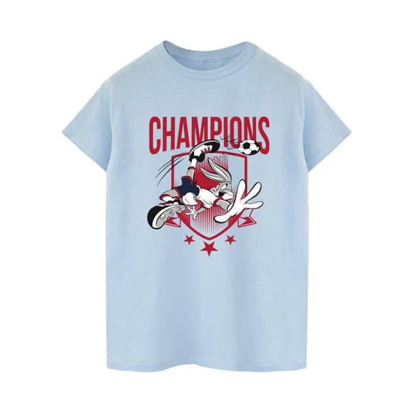Looney Tunes Womens/Ladies Bugs Bunny Champions Cotton Boyfriend T-Shirt