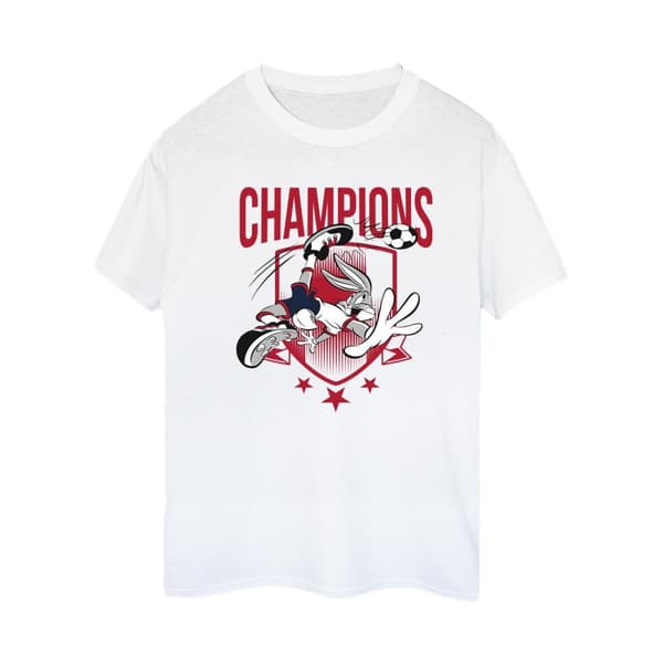 Looney Tunes Womens/Ladies Bugs Bunny Champions Cotton Boyfriend T-Shirt