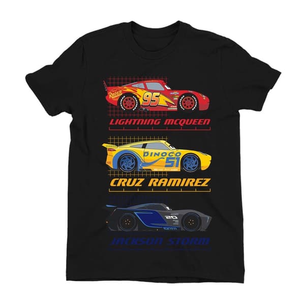 Disney Womens/Ladies Cars Racer Profile Cotton T-Shirt