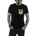 Miniatyrbillede 3 af 5: Looney Tunes Mens Wile E Coyote Face Faux Pocket T-Shirt