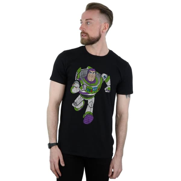 Disney Toy Story 4 Classic Buzz Lightyear T-shirt för herrar