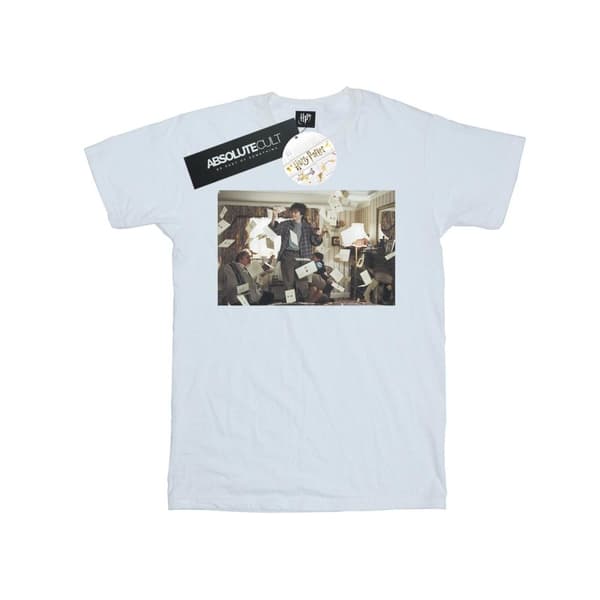 Harry Potter Pojkar - T-shirt med brev från Hogwarts White 12-13 Years