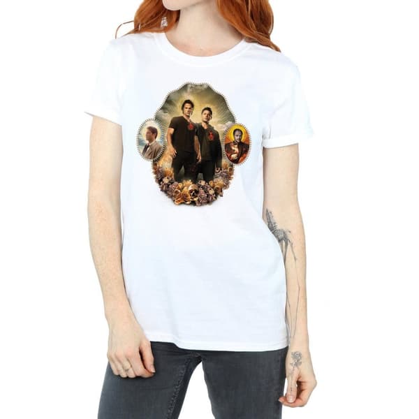 Supernatural Dam/Tjej - Holy Shrine - Boyfriend-t-shirt i bomull