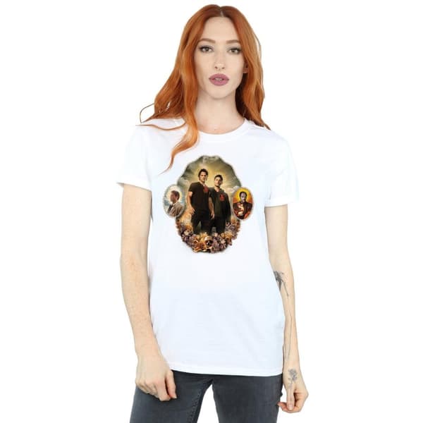 Supernatural Dam/Tjej - Holy Shrine - Boyfriend-t-shirt i bomull