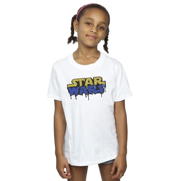Star Wars Girls Logo Jelly Cotton T-Shirt