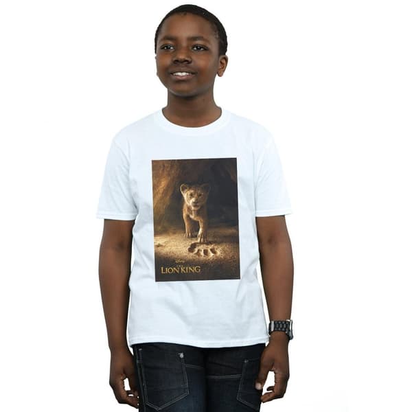 Disney T-shirt med Simba-affisch från Lejonkungen-filmen för pojkar