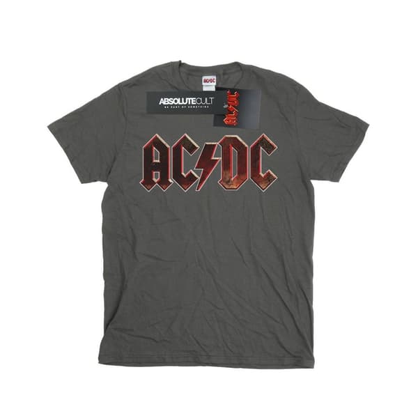 AC/DC Mens Raw Distressed Logo T-Shirt | CDON