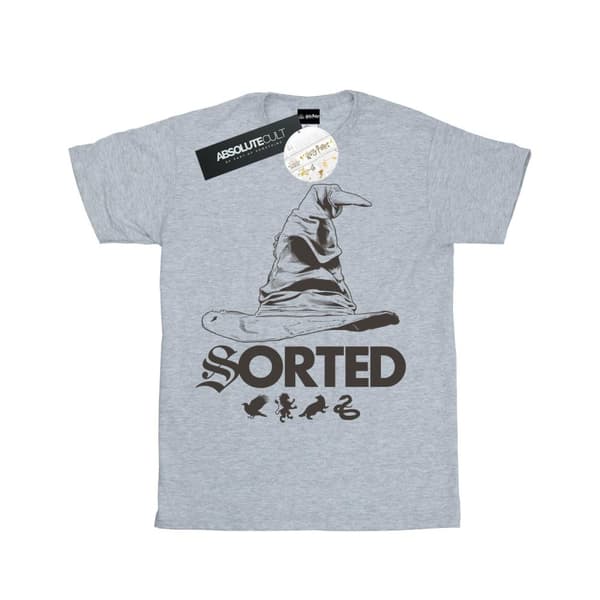 Harry Potter Womens/Ladies Sorting Hat Cotton Boyfriend T-Shirt