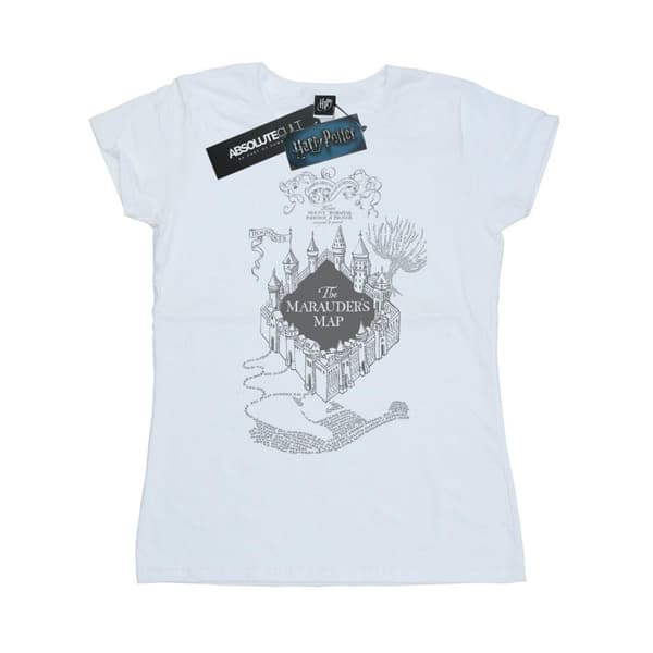 Harry Potter Dam/Tjej - Marauderskartan - Bomulls-T-shirt