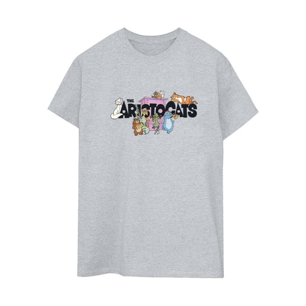 Disney Dam/Tjej Aristocats - Pojkvänströja i bomull med logotyp