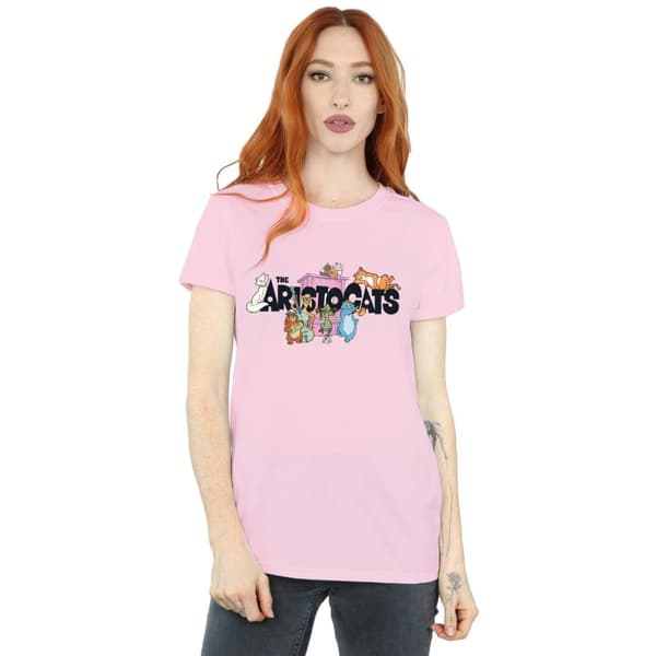 Disney Dam/Tjej Aristocats - Pojkvänströja i bomull med logotyp