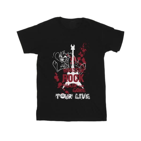 Looney Tunes Mens Taz Monster Rock T-Shirt