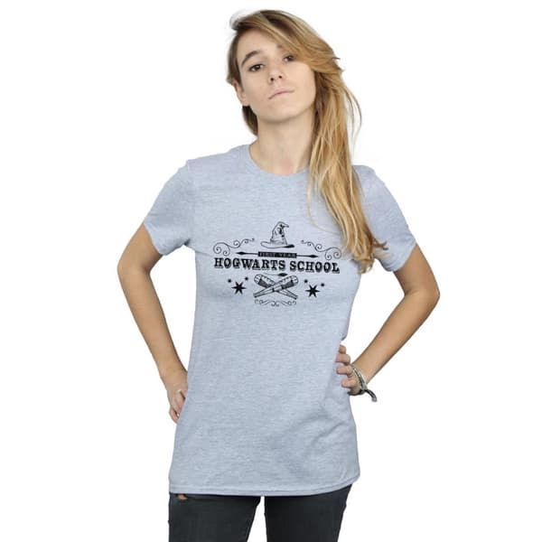 Harry Potter Womens/Ladies Hogwarts First Year Cotton Boyfriend T-Shirt