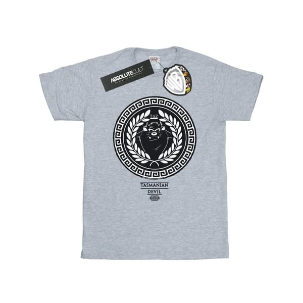 Looney Tunes Girls Taz Greek Circle Cotton T-Shirt
