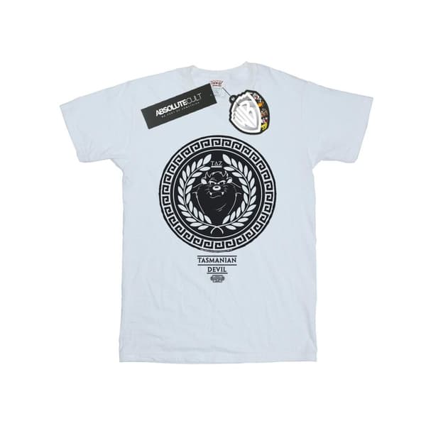 Looney Tunes Girls Taz Greek Circle Cotton T-Shirt