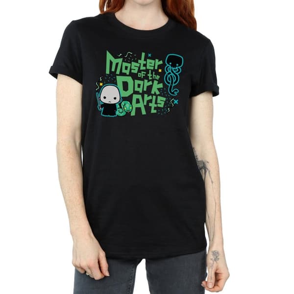 Harry Potter Womens/Ladies Voldemort Dark Arts Junior Cotton Boyfriend T-Shirt